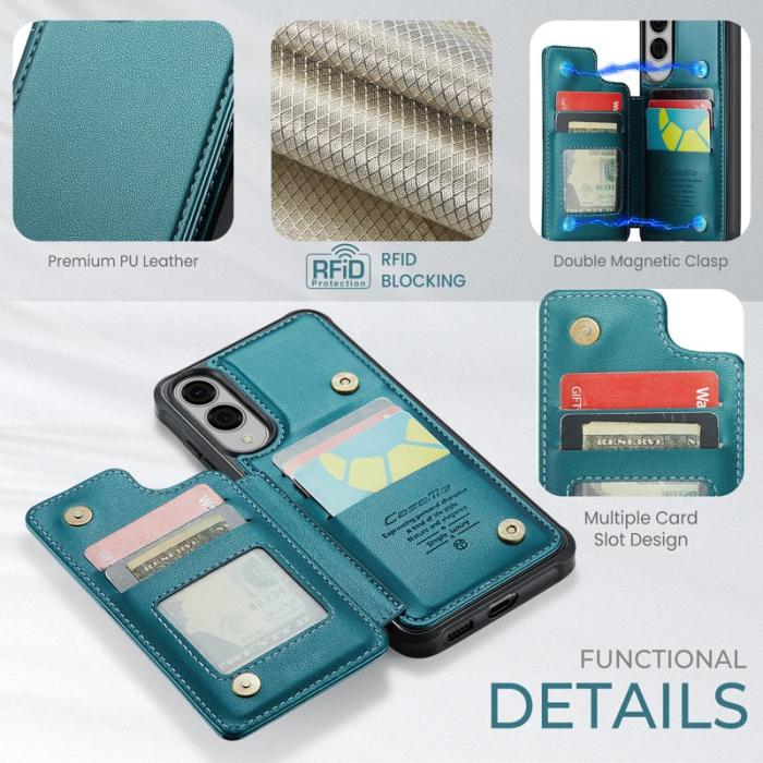 Caseme - CASEME C22 Fodral för Samsung Galaxy S25 Edge - Grön