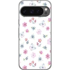 iSecrets - Mobilskal till Google Pixel 9 Pro XL med Blommor och fjärillar