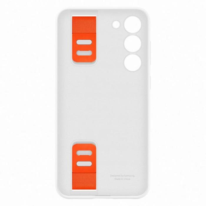 Samsung - Samsung Galaxy S23 Skal Silicone Grip Case - Vit