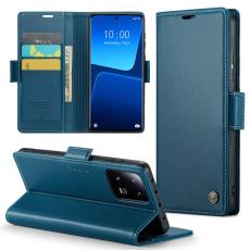 Caseme - CASEME Xiaomi 13 Pro 5G Pl&aring;nboksfodral Konstl&auml;der RFID-Skydd Bl&aring;