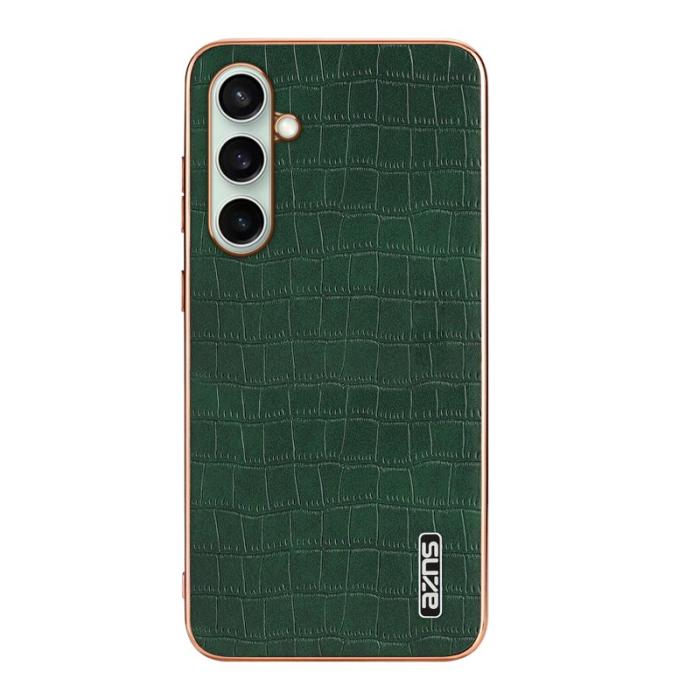 AZNS - AZNS Samsung Galaxy S24 FE Fodral Electroplating PU+TPU - Grön