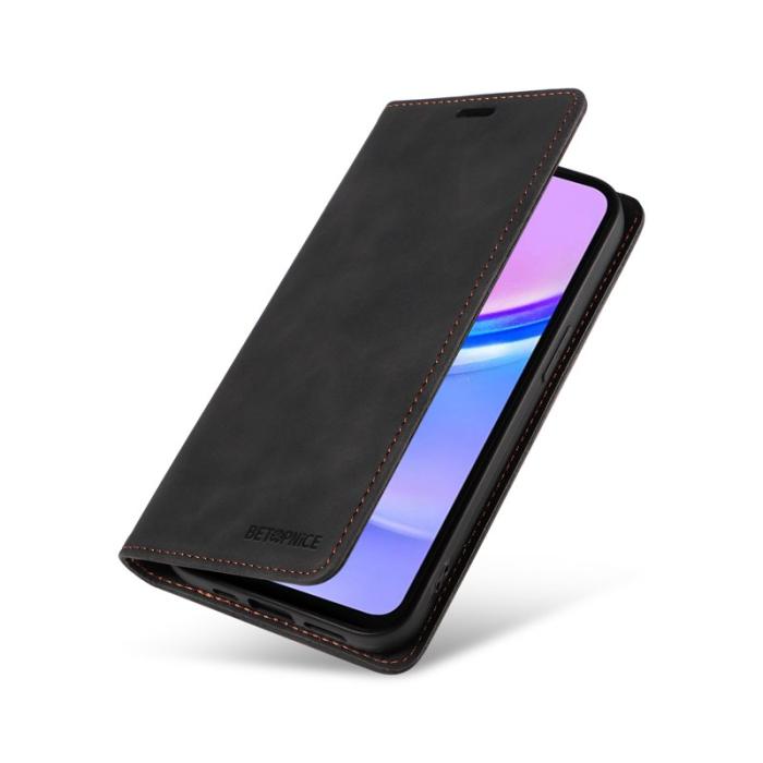 BETOPNICE - BETOPNICE 003 för Samsung Galaxy A17 Plånboksfodral Konstläder - Svart
