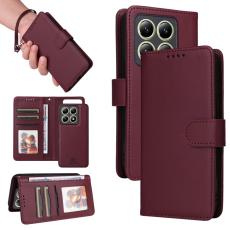 BETOPNICE - BETOPNICE Xiaomi 14T Pl&aring;nboksfodral - Avtagbart Konstl&auml;der - Vinr&ouml;d