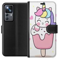 Gustaf - Pl&aring;nboksfodral till Xiaomi 12T med Glad enh&ouml;rning