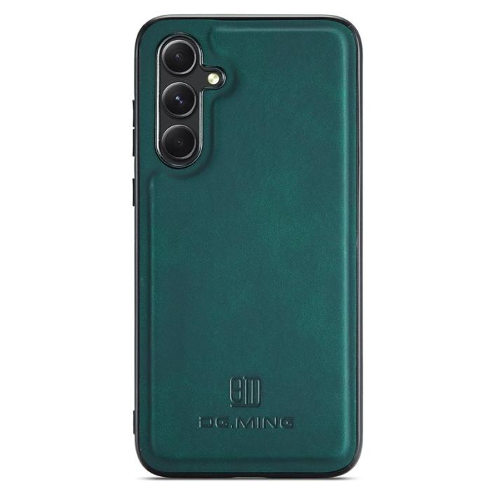 DG.MING - DG.MING Mobilskal till Samsung Galaxy S25 PU Läder Hybrid Grön