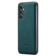 DG.MING - DG.MING Mobilskal till Samsung Galaxy S25 PU L&auml;der Hybrid Gr&ouml;n