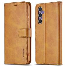 LC.imeeke - LC.IMEEKE Samsung Galaxy A16 Pl&aring;nboksfodral Konstl&auml;der - Gul