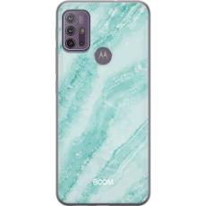 iSecrets - Mobilskal till Motorola Moto G10 med Mint Marble
