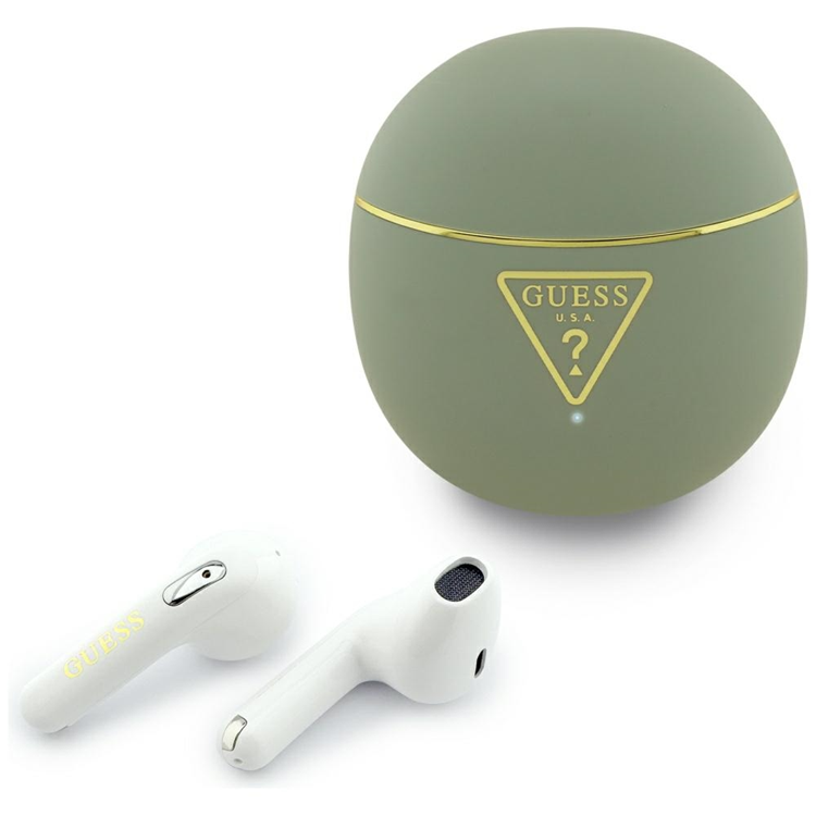 Guess TWS In-Ear Hörlurar Gold Line Triangle - Khaki | 505771 | AlltMobil