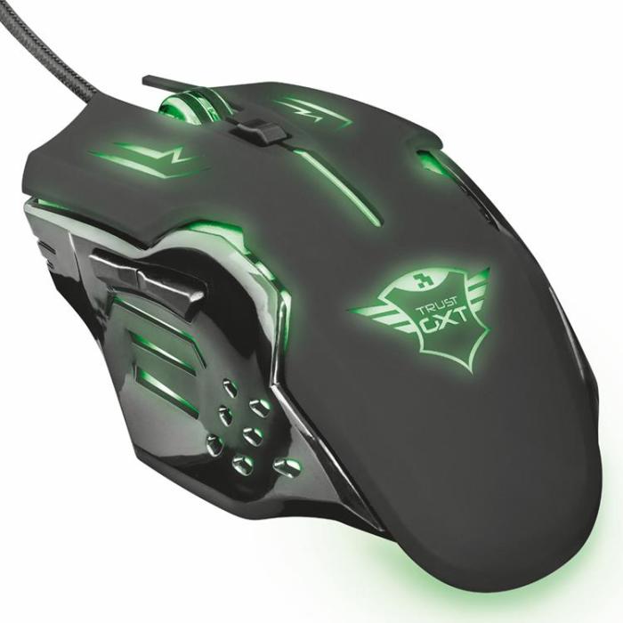 UTGATT1 - TRUST GXT 108 Rava Illuminated Gaming Mouse