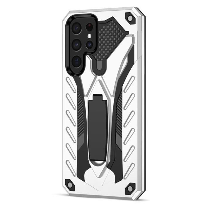 OEM - Phantom Knight Skal Galaxy S22 Ultra - Silver