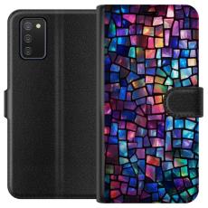 Gustaf - Pl&aring;nboksfodral till Samsung Galaxy A02s med Disco