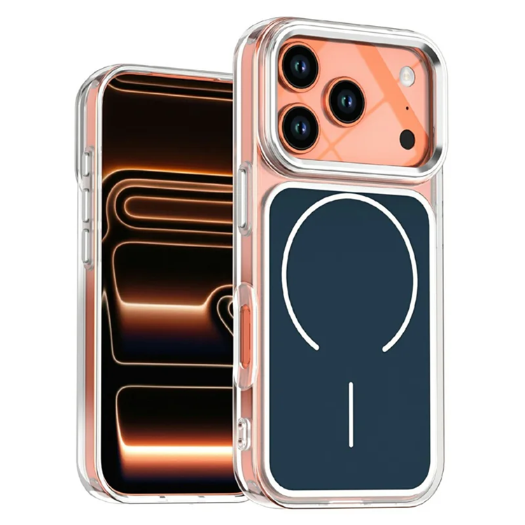 iPhone 17 Pro Mobilskal Magsafe Electroplated - Blå (Blå) | 2353 | AlltMobil