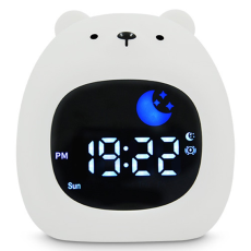 OEM - Väckarklocka med Nattlampa Little Bear Tappkontroll JL-827
