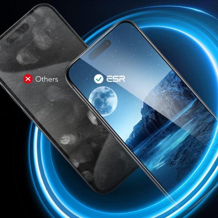 ESR - ESR [2-Pack] iPhone 16 Pro Max Härdat Glas Skärmskydd - Clear