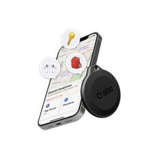 SBS - SBS Find My Anti Loss Locator Vattentät IP65 Track My Circle - Svart