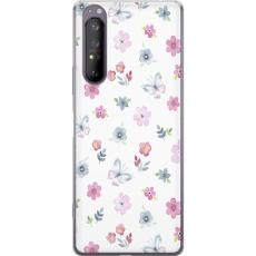 iSecrets - Mobilskal till Sony Xperia 1 II med Blommor och fjärillar