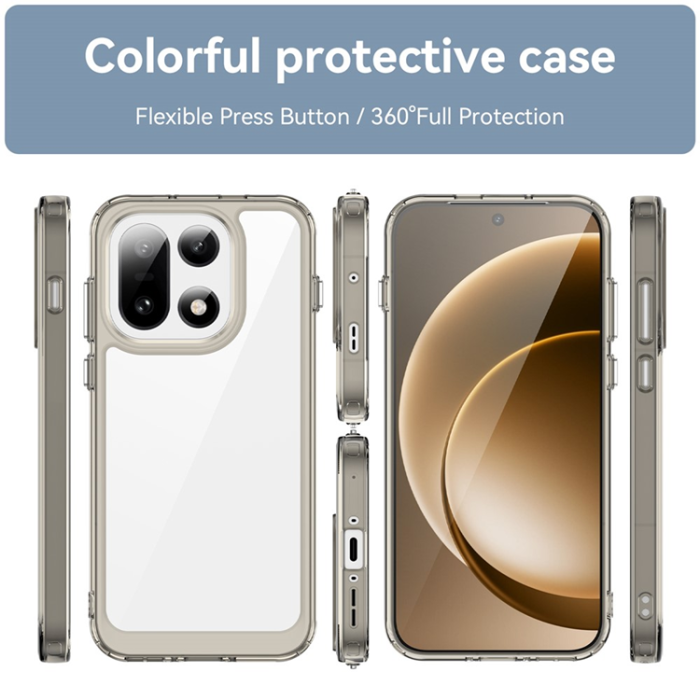 A-One Brand - OnePlus 15 5G Mobilskal TPU + Acrylic Protective - Grå