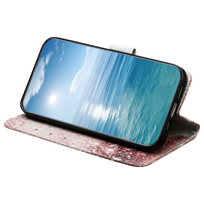 A-One Brand - Sony Xperia 1 VII Plånboksfodral Marble Painted - Roséguld