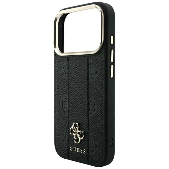 Guess - Guess Mobilskal För iPhone 18 Pro Max/17 Pro Max Magsafe Stripe Peony 4G Logo