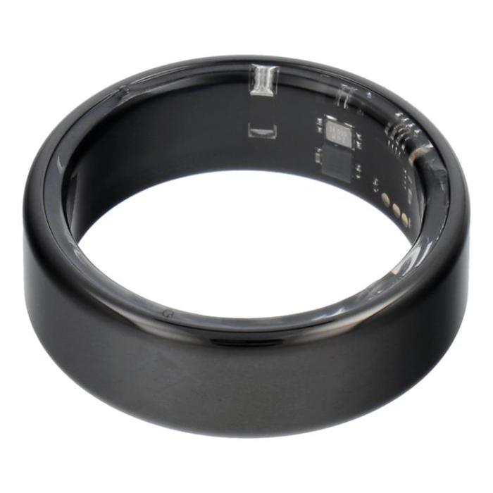 OEM - Smart Ring Med Laddningsbox - Storlek 12 (21.4mm)  - Svart