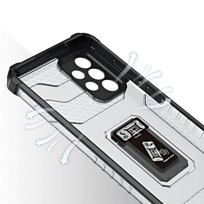 OEM - Galaxy A13 5G Skal Ring Crystal - Svart