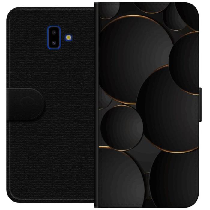 iSecrets - Plånboksfodral till Samsung Galaxy J6+ med Lyxig Cirklar