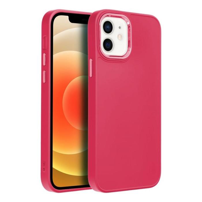 OEM - iPhone 12 Pro Mobilskal Frame - Magenta