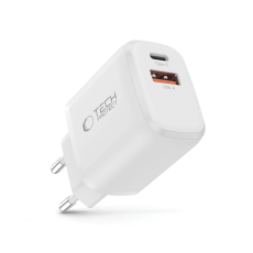 Tech-Protect - Tech-Protect Väggladdare Adapter USB-A/USB-C 30W - Vit