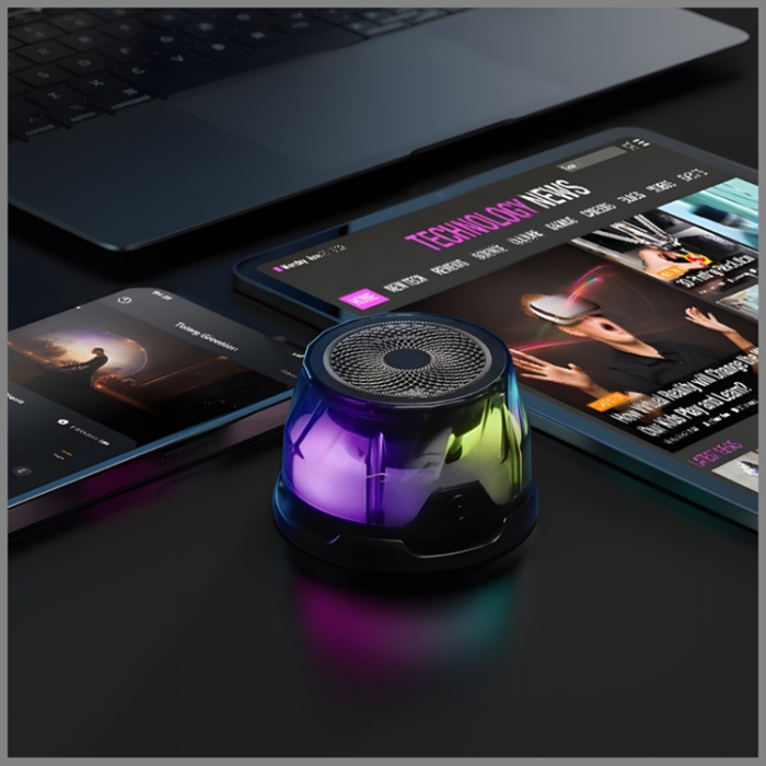 4smarts - 4smarts Bluetooth Högtalare Magsafe - Svart
