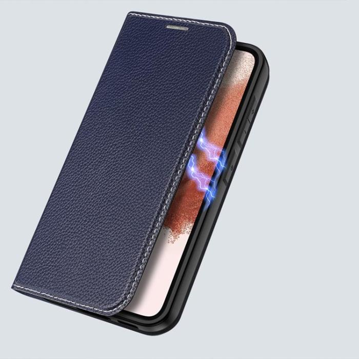 Dux Ducis - Dux Ducis Galaxy S23 Plånboksfodral Skin X2 - Blå