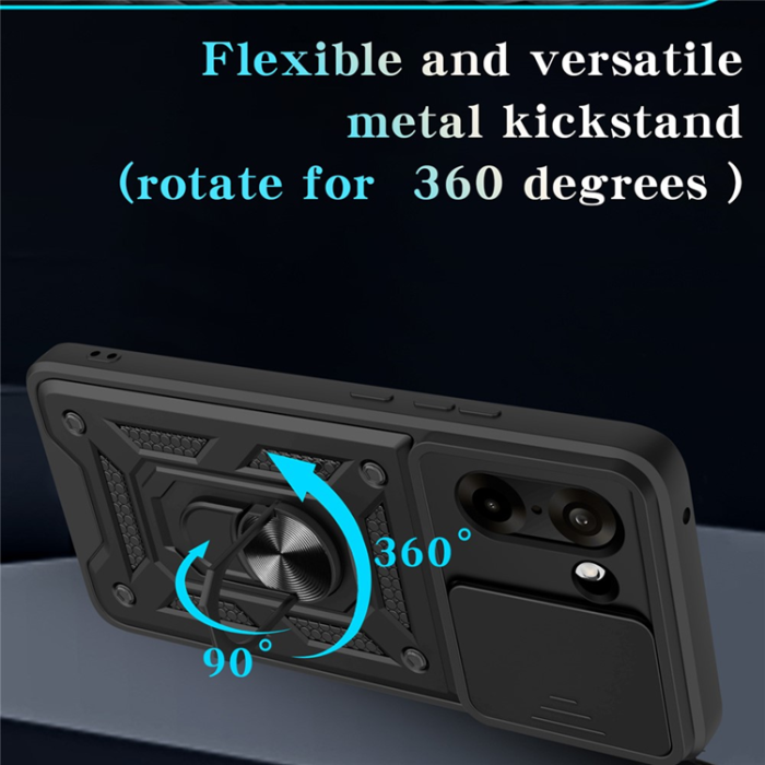 A-One Brand - OnePlus Nord CE5 Mobilskal Slide Camera Kickstand - Grön