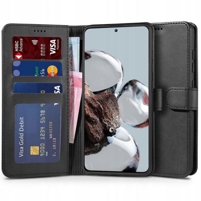 UTGATT - Tech-Protect Xiaomi 12T/12T Pro Plånbokfodral - Svart