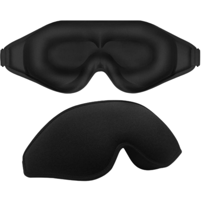 A-One Brand - Bekväm 3D Sovmask/Ögonmask - Svart