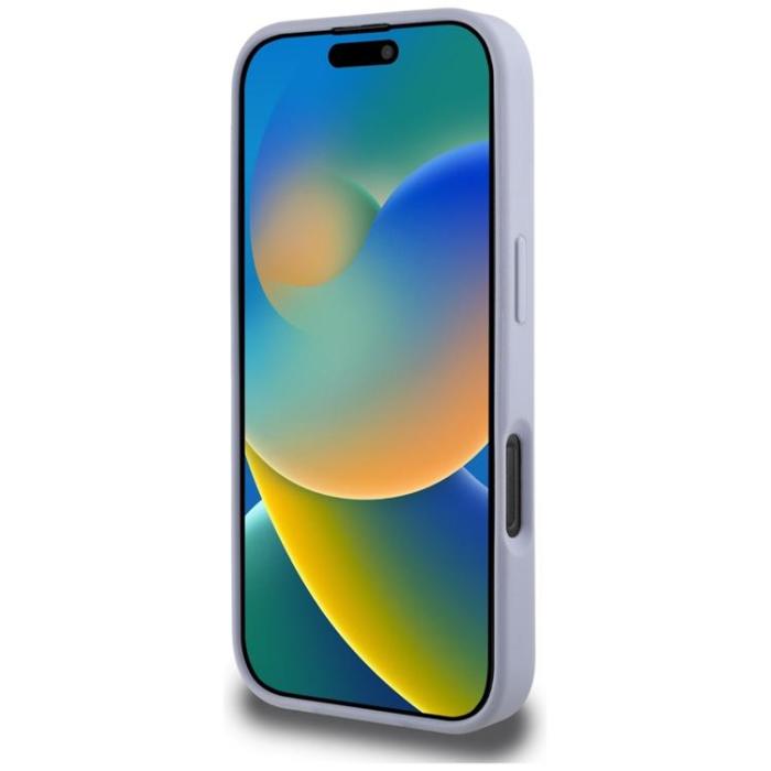 Guess - Guess iPhone 16 Pro Max Mobilskal Hot Stamp 4G Triangle Logo - Lila