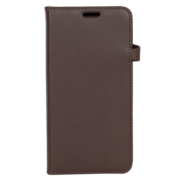 BUFFALO - BUFFALO äkta läder Plånboksfodral Samsung Galaxy S9 Plus - Brun