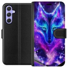 iSecrets - Plånboksfodral till Samsung Galaxy A54 med Neon Varg