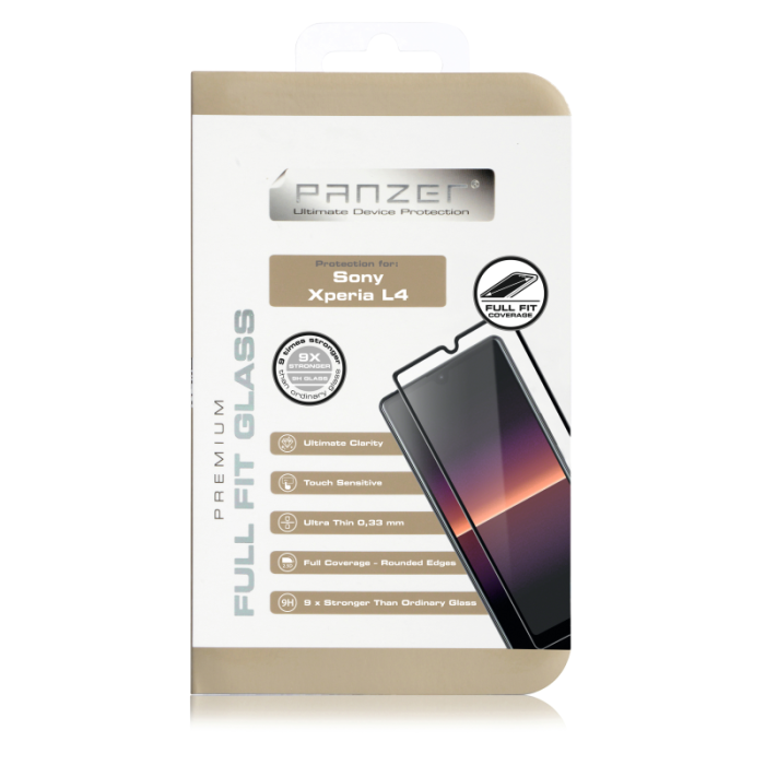 UTGATT1 - Panzer - Full-Fit Glass Sony Xperia L4 - Svart