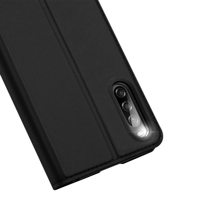 UTGATT1 - DUX DUCIS Läder Plånboksfodral Sony Xperia L4 - Svart