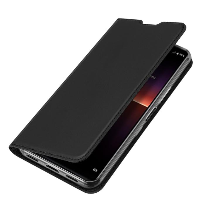 UTGATT1 - DUX DUCIS Läder Plånboksfodral Sony Xperia L4 - Svart