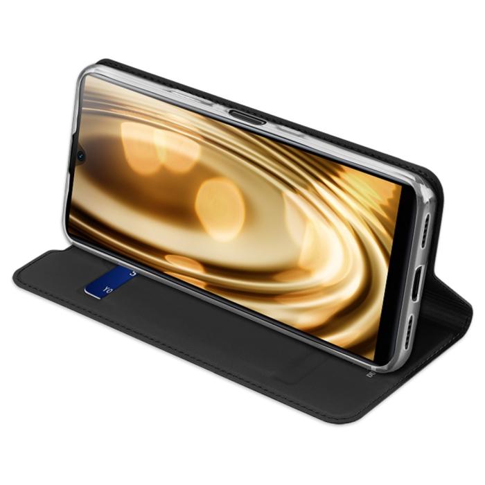 UTGATT1 - DUX DUCIS Läder Plånboksfodral Sony Xperia L4 - Svart