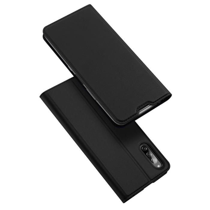 UTGATT1 - DUX DUCIS Läder Plånboksfodral Sony Xperia L4 - Svart