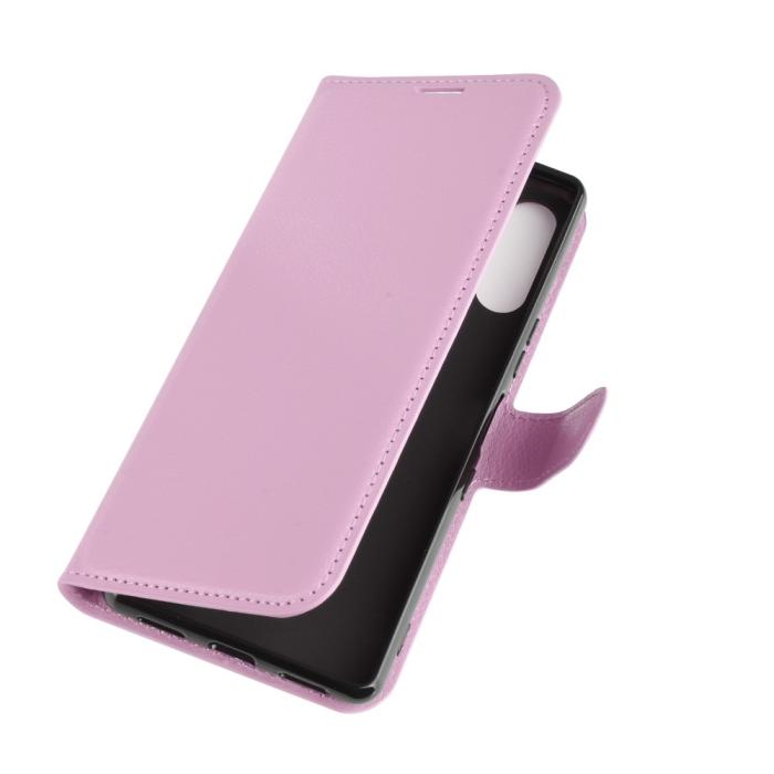 OEM - Litchi Läder Plånboksfodral Sony Xperia L4 - Rosa