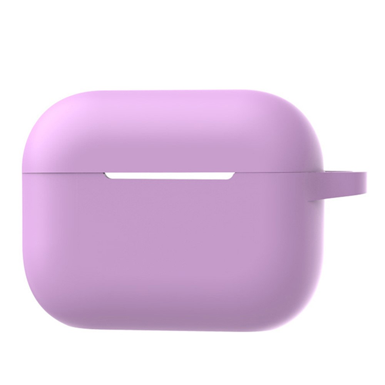 AirPods Pro 2 Mobilskal med Ringspänne Bluetooth Anti-drop Silikon A2 - Lila (Ljuslila) | 5566 | AlltMobil