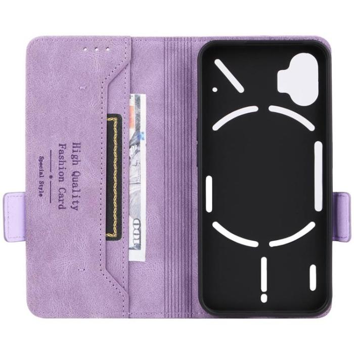 A-One Brand - Nothing Phone 1 Plånboksfodral Decor - Lila