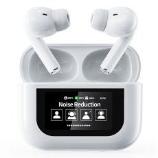 A-One Brand - In-Ear Hörlurar Bluetooth med Pekskärm YW07 - Vit