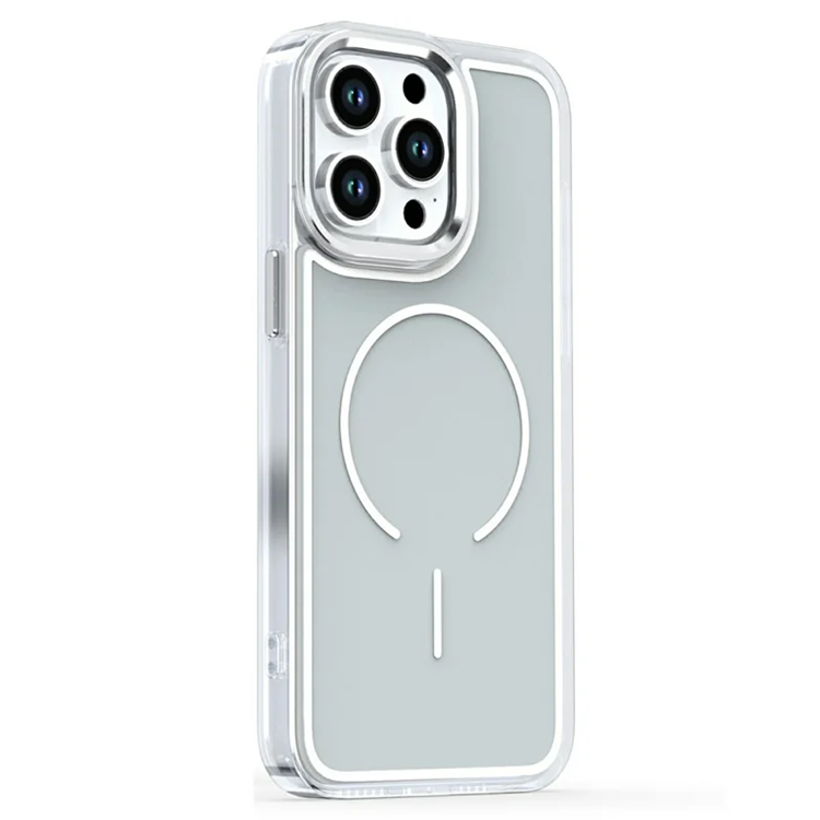 Mobilskal till iPhone 16 Pro Max Magsafe Electroplated - Grå (Grå) | 2353 | AlltMobil