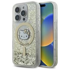 Hello Kitty - Hello Kitty iPhone 16 Pro Skal MagSafe Glitter Fever Vit Guld