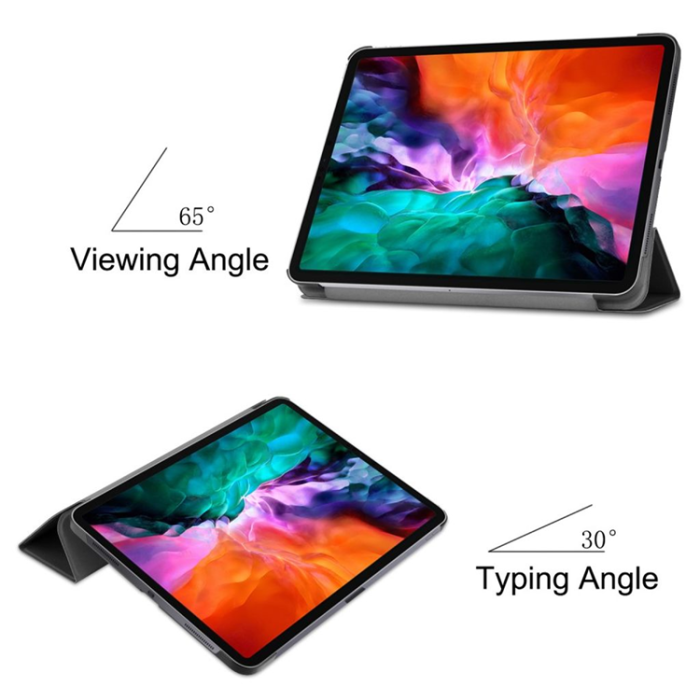 OEM - iPad Pro 12.9 (2021/2022) Fodral Tri-fold - Svart