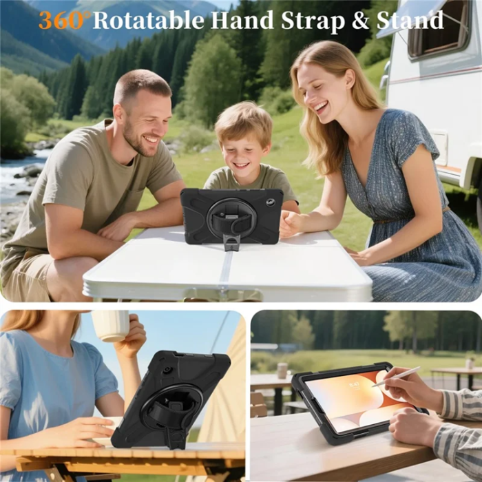 A-One Brand - Galaxy Tab A11 Skal Kickstand Silikon Axelrem